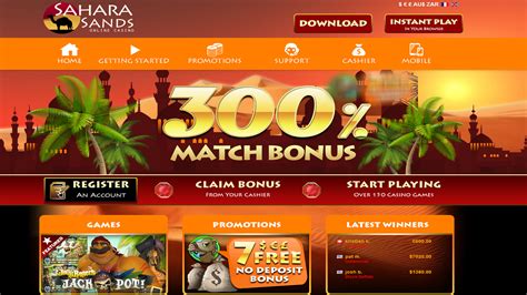 sahara sands casino no deposit bonus